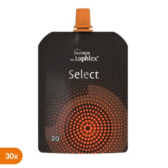 PKU Lophlex Select 20, smak herbaty brzoskwiniowej, 30 x 125 ml