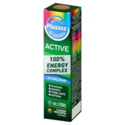 Plusssz Active 100% Energy Complex, tabletki musujące, 20 szt.