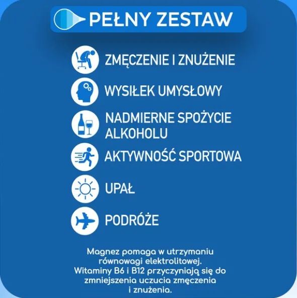 Plusssz Elektrolity + 100% Multiwitamina, tabletki musujące, 24 szt.