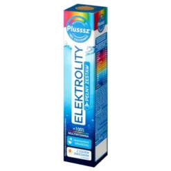 Plusssz Elektrolity + 100% Multiwitamina, tabletki musujące, 24 szt.