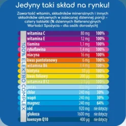 Plusssz Elektrolity + 100% Multiwitamina, tabletki musujące, 24 szt.