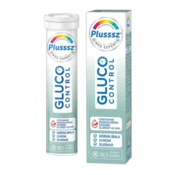 Plusssz Gluco Control, tabletki musujące, smak bergamotka-trawa cytrynowa, 20 szt.