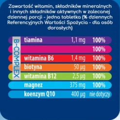 Plusssz 100% Magnez Forte + B-complex, tabletki musujące, smak pomarańcza - grejpfrut, 20 szt.