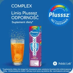 Plusssz Odporność 100% Complex, tabletki musujące, 20 szt.