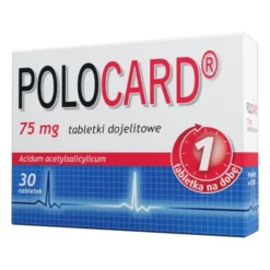 Polocard, 75 mg, tabletki dojelitowe, 30 szt.