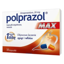 Polprazol Max, 20 mg, kapsułki dojelitowe, twarde, 14 szt.