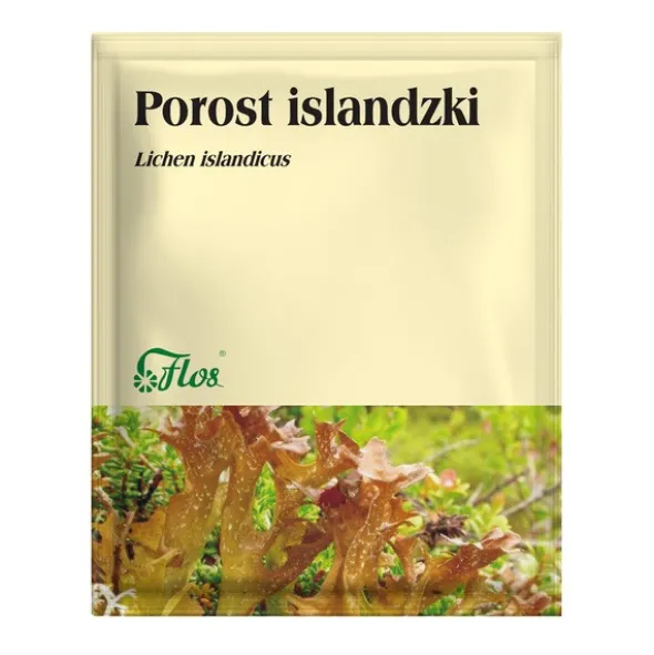 Porost islandzki, zioło pojedyncze, 50 g (Flos)