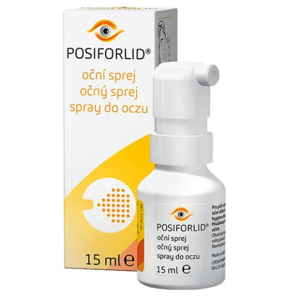 Posiforlid, spray do oczu, pielęgnacja podrażnionych powiek, 15 ml
