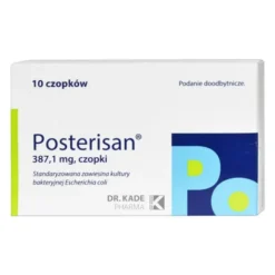 Posterisan, 387,1 mg, czopki doodbytnicze, 10 szt.