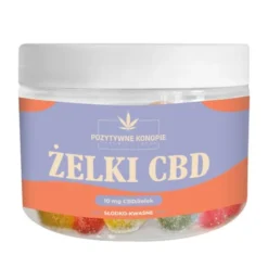 Pozytywne Konopie Żelki CBD 10 mg, żelki, smak słodko-kwaśny, 30 szt.