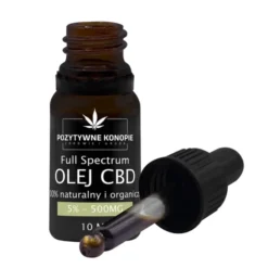 Pozytywne Konopie, olejek konopny CBD 5%, 10 ml