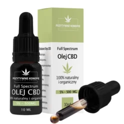Pozytywne Konopie, olejek konopny CBD 5%, 10 ml
