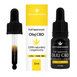 Pozytywne Konopie, olejek konopny CBD 15%, 10 ml