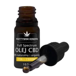 Pozytywne Konopie, olejek konopny CBD 15%, 10 ml