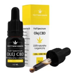 Pozytywne Konopie, olejek konopny CBD 15%, 10 ml