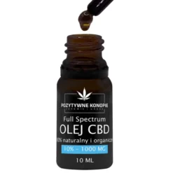 Pozytywne Konopie, olejek konopny CBD 10%, 10 ml