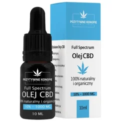 Pozytywne Konopie, olejek konopny CBD 10%, 10 ml