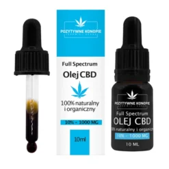 Pozytywne Konopie, olejek konopny CBD 10%, 10 ml