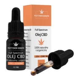 Pozytywne Konopie, olejek konopny CBD 25%, 10 ml