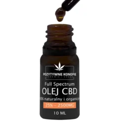 Pozytywne Konopie, olejek konopny CBD 25%, 10 ml