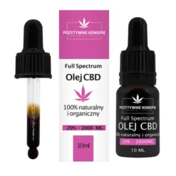 Pozytywne Konopie, olejek konopny CBD 20%, 10 ml