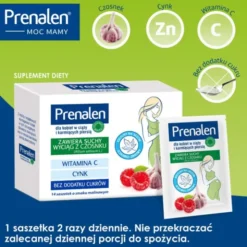 Prenalen Protecta, proszek do rozpuszczania o smaku malinowym, saszetki, 5 g x 14 szt.