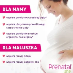 Prenatal DHA, w ciąży i podczas karmienia piersią (kwasy omega-3: DHA + EPA), kapsułki, 30 szt.