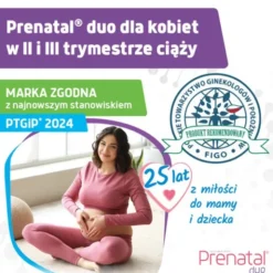 Prenatal Duo, II i III trymestr ciąży, kapsułki, 30 szt. Classic + 60 szt. DHA