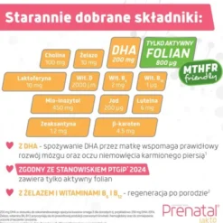 Prenatal Lakto, kapsułki miękkie + kapsułki twarde, 30 szt. + 30. szt.