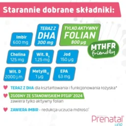 Prenatal Uno, kapsułki, 60 szt. (30 szt. + 30 szt.)
