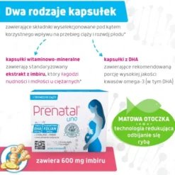 Prenatal Uno, kapsułki, 60 szt. (30 szt. + 30 szt.)