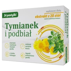 Prima Pharma Tymianek i Podbiał, pastylki do ssania, 24 szt.