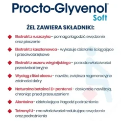 Procto-Glyvenol Soft, żel do higieny intymnej, 180 ml