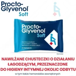 Procto-Glyvenol Soft, nawilżane chusteczki dla osób z hemoroidami, 30 szt.