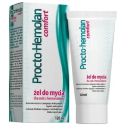 Procto-Hemolan Comfort, żel do mycia dla osób z hemoroidami, 120 ml
