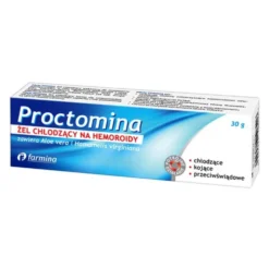 Proctomina, żel chłodzący na hemoroidy, 30 g