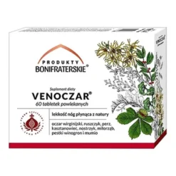 Produkty Bonifraterskie, Venoczar, tabletki powlekane, 60 szt.