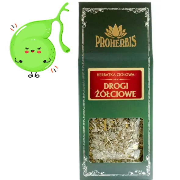 Proherbis Herbatka Ziołowa Drogi Żółciowe, 120 g