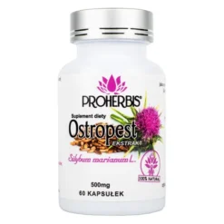 Proherbis Ostropest ekstrakt, 500 mg, kapsułki, 60 szt.
