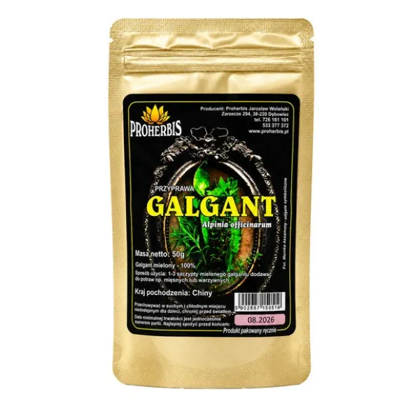 Proherbis Przyprawa Galgant, 50 g