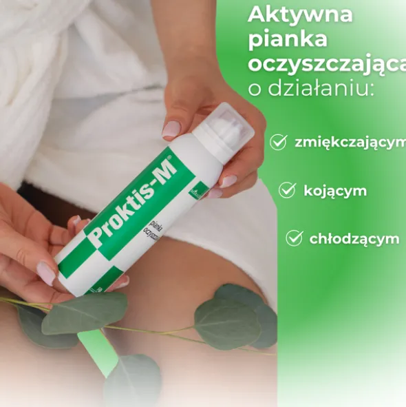 Proktis-M, aktywna pianka oczyszczająca, 150 ml