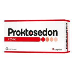 Proktosedon, czopki doodbytnicze, 12 szt.