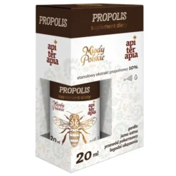 Propolis, etanolowy ekstrakt propolisu 10%, krople, 20 ml