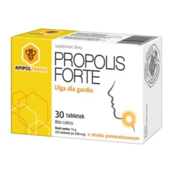 Propolis Forte o smaku pomarańczowym, tabletki do ssania, 30 szt.