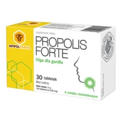 Propolis Forte, tabletki do ssania o smaku mentolowym, bez cukru, 30 szt.