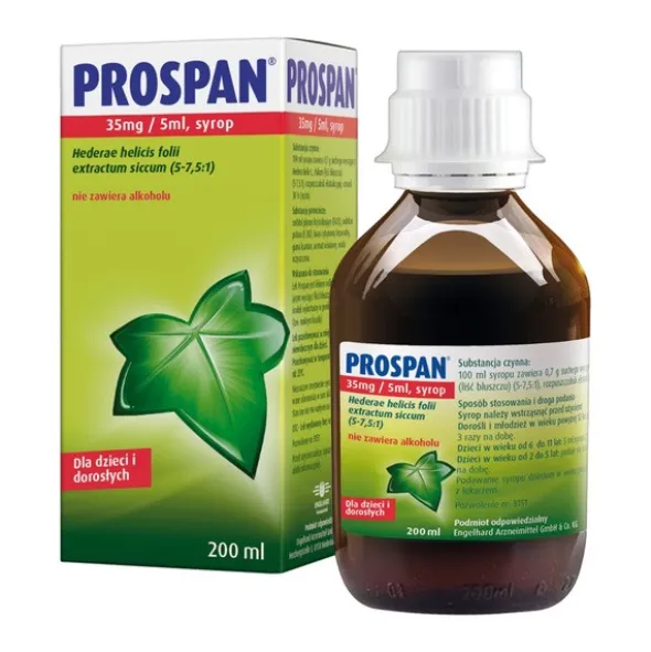 Prospan, (35 mg/5 ml), syrop, 200 ml