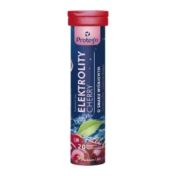 Protego Elektrolity Cherry, tabletki musujące, smak wiśniowy,20 szt.
