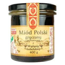 Pszczelarz Kozacki, miód gryczany z wyżyny lubelskiej, 400 g