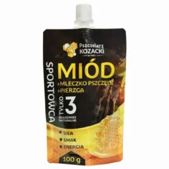 Pszczelarz Kozacki, miód sportowca, doypack, 100 g