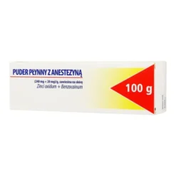 Puder płynny z anestezyną, zawiesina na skórę, 100 g (tuba) (Hasco)